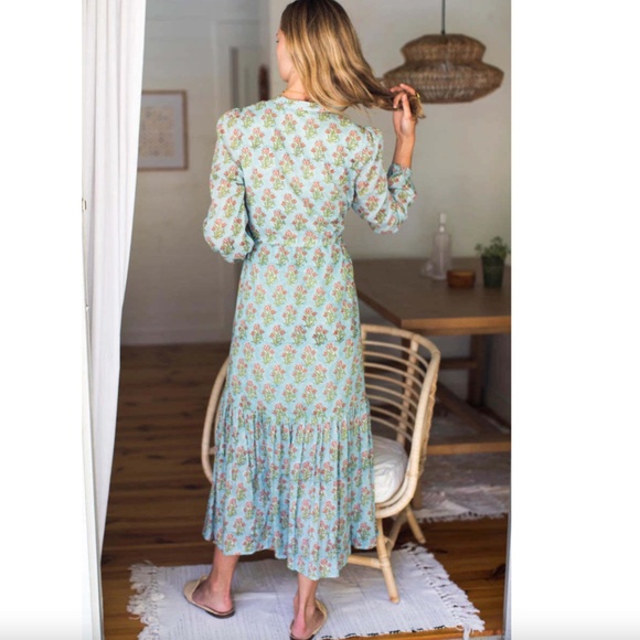 Emerson Fry India Collection Frances Dress in Tuesday Flowers, Size Medium, NWT - Picture 12 of 12